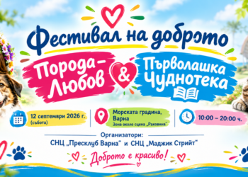 „Порода – Любов“ и „Първолашка чуднотека“ превръщат Морската градина в царство на доброто на 12 септември /ПРОГРАМА/